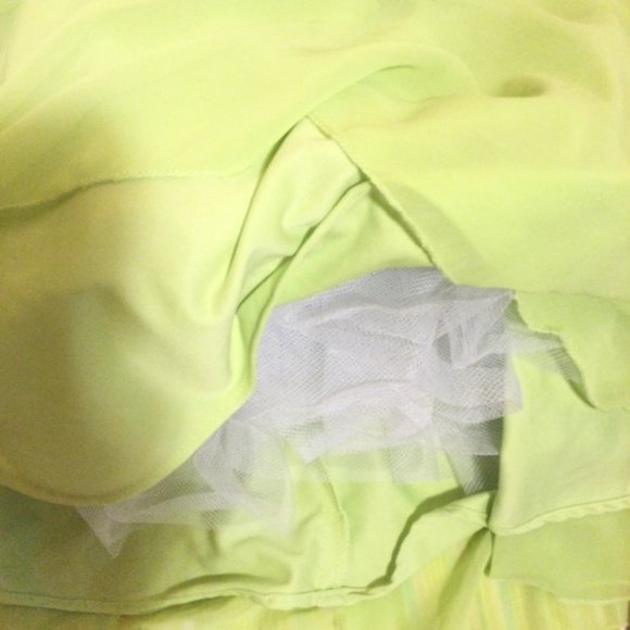 Pretty Spring Green Fancy  strapless Midi Dress by Stepping Out - Picture 10 of 14